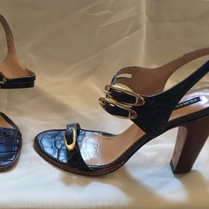 MADE IN ITALY ALL LEATHER CLAUDIA CIUTI SANDALS